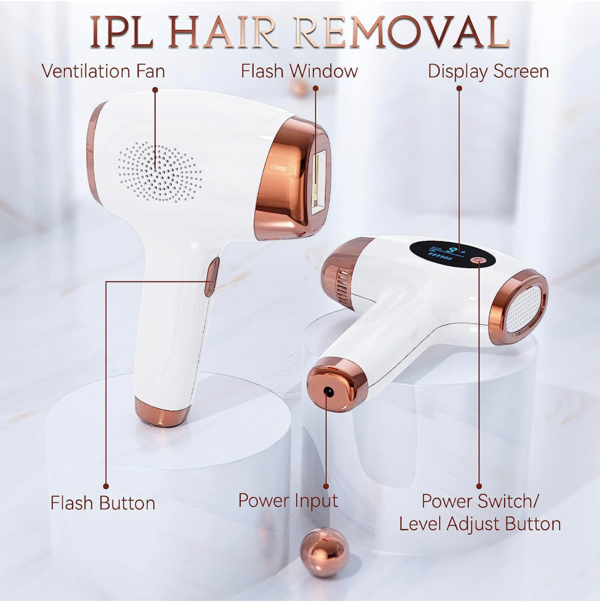 Permanent Laser Hair Removal 999900 Flashes